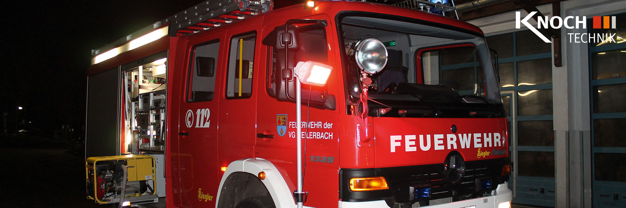 Infrarot Heizstrahler für Feuerwehr und Rettungskräfte